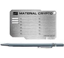 MATERIĀLS BITCOIN Kriptomateriāls — DIY — kriptovalūtas tērauda maciņš savietojams ar Seeds, Ledger, Trezor, Ethereum, Keystone utt. ANEB0BQN2CN68T