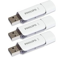 Philips 3 Pack USB Stick 32GB atmiņa USB 2.0 Flash Drive Snow Edition personālajam datoram, klēpjdatoram, datora datu krātuve 3 x 32GB Lasa līdz 23MB/s ANEB0842XH3GKT