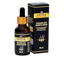 Sattva Ayurveda matu augšanas serums ar rozmarīna ekstraktu un Redensyl® efektīvai matu izkrišanas ārstēšanai sievietēm un vīriešiem