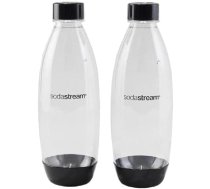 SodaStream ūdens pudele gāzētiem dzērieniem, nesatur BPA, var mazgāt trauku mazgājamajā mašīnā, saderīgs spirts, viens pieskāriens, Terra, mākslas, strāvas un avota dzirkstošā ūdens automāti - plastmasa, melns, 1741221440