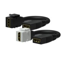 Keystone adapteris Sieviešu hdmi a - Sieviešu hdmi modulis uz kabeļa balts - vck450/w