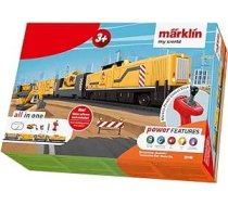 Märklin My World būvlaukuma sākuma komplekts 29346 - Elektriskais celtniecības vilciens 48 cm ar tālvadības pulti - Iekļauts betona maisītājs un ekskavators celtniecībai modeļu dzelzceļu faniem no 3