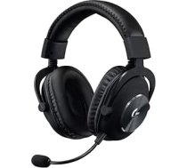 Logitech G PRO X (2. paaudzes) spēļu austiņas (ar Blue VO! CE, DTS austiņām: X 7.1 un PRO-G 50 mm skaļruņiem, personālajam datoram, PS4, Switch, Xbox One, VR) melnas