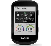 Garmin Edge 530 GPS velodators ar 2,6 collu krāsu displeju, iepriekš instalētu Eiropas karti navigācijai un akumulatora darbības laiku līdz 20 stundām, MTB indikatori, melns (atjaunots) ANEB0B6PVPD3ST