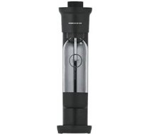 GROHE Blue Fizz 31943K00 ūdens karbonāta sākuma komplekts (3 regulējami CO2 līmeņi, bez CO2 pudeles, 1 x 0,85 l ūdens pudele + tīrīšanas pulveris), melns