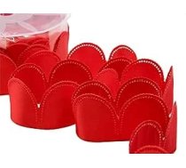 Furlanis H1350_31_25 salvešu papīra salvete (iepakojumā 90 gab.) 5 Petali Red 15 x 15 x 7 cm