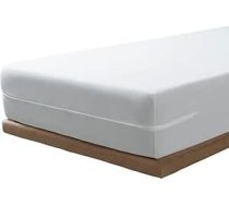 SAVEL, 100% kokvilnas frotē matrača pārvalks, elastīgs, pielāgojams, ļoti uzsūcošs (izmērs 140 x 190/200 cm, balts)