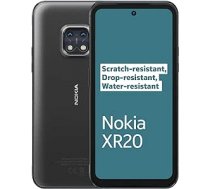 Nokia XR20 Dual SIM 128GB ROM + 6GB RAM (tikai GSM, bez CDMA) rūpnīcā atbloķēts 5G viedtālrunis (granīts) — starptautiskā versija ANEB09F4LLM54T