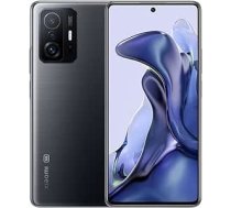 Xiaomi 11T viedtālrunis 8 GB RAM + 256 GB ROM, 6,67 collu FHD + AMOLED DotDisplay, MediaTek-Dimensity 1200-Ultra, 108 megapikseļu trīskāršā kamera (8 GB + 256 GB, pelēka)