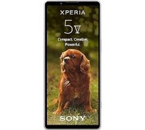 Sony Xperia 5 V (6,1 colla, 21:9, HDR OLED 120 Hz, nākamās paaudzes sensors un ZEISS, 3,5 mm ligzda, IP65/68) Platīna sudrabs ANEB0CG9T41WMT