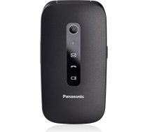 Panasonic KX-TU550EXB 4G Essentials Clamshell mobilais tālrunis senioriem, 1,2 MP kamera, vecākais tālrunis ar lielu 2,8 collu displeju, 300 stundu gaidstāves laiks, melns