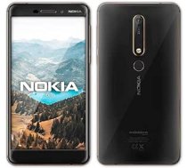 Nokia 6.1 viedtālrunis (13,97 cm (5,5 collas) FHD IPS displejs, 32 GB iekšējā atmiņa un 3 GB RAM, viena SIM karte, Android 8.0 (Oreo), melns/varš ANEB07B6CMJ7KT