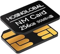 NM karte 256 GB 90 MB/S Nano karte ir piemērota tikai Huawei P30/P40/P50/P60 sērijai/Mate20 sērijai/Mate30 sērijai/Mate40 sērijas Nano 256 GB kartei ANEB088WMP578T