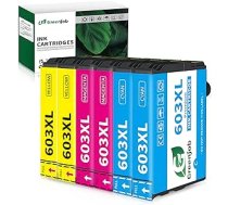 Greenjob 603XL printeru kasetnes Epson 603 tintes kasetnēm, saderīgas ar Epson Expression Home XP-2100 XP-2105 XP-3100 XP-3105 XP-4100 XP-4155 Workforce WF-2810 WF-2830 (2 Magta, 2830 ANEB0CG8X4KHJT