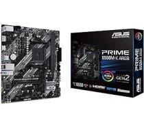 ASUS Prime B550M-K ARGB AMD B550 AM4 DDR4 4866 DP HDMI Dual M2 USB 3.2 Aura RGB mATX ASUS 5X Protection III mātesplate ANEB07ML1X93GT