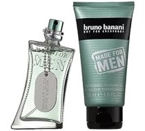 Bruno Banani Fragrance Bruno Banani Made for Homme/Men Gift Set, Tualetes ūdens iztvaicētājs/izsmidzinātājs 30 ml, dušas želeja 50 ml, 1 iepakojums (1 x 80 ml)