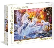 Clementoni 31805 Wilde Einhörner – Puzzle 1500 Teile, Geschicklichkeitsspiel für die ganze Familie, Erwachsenenpuzzle ab 14 Jahren ANE55B079Q1CK56T