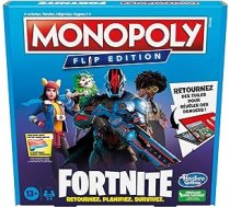Monopoly Flip Edition: Fortnite galda spēļu monopols, iedvesmojoties no Fortnite videospēles, galda spēles pusaudžiem un pieaugušajiem ANEB0C6V4NX35T