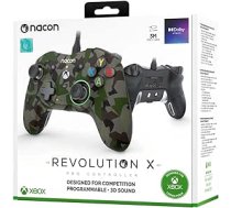 Nacon Revolution X Pro Controller Forest Camo Xbox Series X|S, Xbox One un personālajam datoram ANEB0BQRHBZNJT
