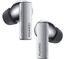 Huawei FreeBuds Pro True bezvadu Bluetooth austiņas ar inteliģentu trokšņu slāpēšanu, 3 mikronu sistēmu, ātru bezvadu uzlādi, Silver Frost, 55033466, Silver Frost