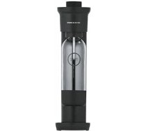 GROHE Blue Fizz 31943K00 ūdens karbonāta sākuma komplekts (3 regulējami CO2 līmeņi, bez CO2 pudeles, 1 x 0,85 l ūdens pudele + tīrīšanas pulveris), melns