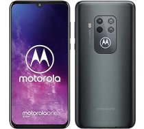 Motorola One Zoom 128GB/4GB, Android 9, Dual Sim, Apvienotās Karalistes viedtālrunis, elektriski pelēks ANEB07W5982C1T