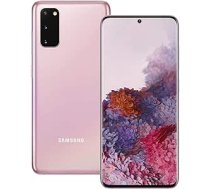 Samsung Galaxy S20 — rozā, dubultā/hibrīdā SIM karte, 128 GB, SM-G980F/DS, 4G/LTE — starptautiskā versija ANEB084GQ4XTFT
