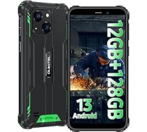 OUKITEL WP32 Android 13 āra mobilais tālrunis — 12 GB + 128 GB (1 TB paplašināms) izturīgs viedtālrunis bez līguma 5,93 collu HD+ būvlaukuma mobilais tālrunis 20 MP + 5 MP kamera, 4G, divas SIM kartes,