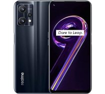 realme 9 Pro 5G viedtālrunis bez līguma, jaudīgs 5000 mAh akumulators, Qualcomm Snapdragon 695 procesors Android mobilais tālrunis, 33 W dart uzlāde, īpaši šķidrs 120 Hz displejs, dubultā sim, 8 + 128 GB, nakts melns.