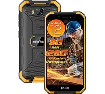 Ulefone Armor X6 Pro Android 12 āra mobilais tālrunis bez līguma 8G + 32GB ROM/SD-128GB 4000mAh displejs 5 collu āra viedtālruņa kamera 13MP + 5MP viedtālrunis 2023 IP68 tālrunis NFC oranžs