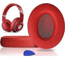SoloWIT® profesionālie nomaiņas ausu spilventiņi priekš Beats Studio 2 un Studio 3 bezvadu un vadu austiņas uz ausīm ar mīkstu proteīna ādu, trokšņu izolācijas atmiņas putām ANEB07Q1HPXJWT