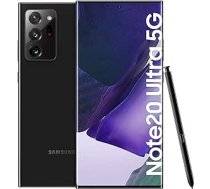 Samsung Galaxy Note20 Ultra 5G (17,45 cm (6,9 collas)) 256 GB iekšējā atmiņa, 12 GB RAM, hibrīda SIM karte, Android, vācu versija, Mystic Black ANEB08DRJVZ5JT