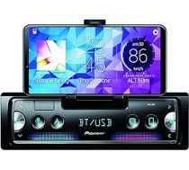 Pioneer SPH-10BT — automašīnas multivides uztvērējs (melns, sudrabs, 1 DIN, 200 W, 4,0 kanāli, 50 W, Android, iOS)