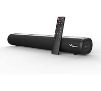 Zeerkeer skaņu josla TV ierīcēm, mini Soundbar 60 W 16 collas, televizora skaļruņa skaņa, skaņa, Bluetooth/optiskie/AUX/RCA savienojumi, vadu un bezvadu Bluetooth 5.0 mājas kinozāles skaļrunis