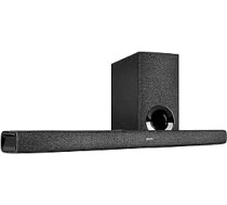 Denon DHT-S416 augstas kvalitātes 2.1 televizora skaņas josla ar bezvadu zemfrekvences skaļruni, iebūvētu Google Chromecast ierīci, WiFi, Bluetooth, Dolby Digital, HDMI ARC, optisko ieeju