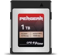 PERGEAR 1TB CFexpress B tipa atmiņas karte, rakstīšanas ātrums līdz 1770 MB/s un 1500 MB/s nepārtrauktas lasīšanas ātrums video un fotoattēliem, atbalsts Nikon Z8 8K 60p N-RAW ierakstīšanai ANEB0CN8S2B7CT