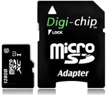 Digi-Chip 128GB Micro SD atmiņas karte UHS-1 High Speed Huawei Mediapad planšetdatoram T3, Mediapad T5, M5, M6, T8, T10, M3 lite, M5 lite Media Pad 7" 8" 10" planšetdatoram ANEB07JQXSFY1T