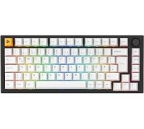 Glorious Gaming GMMK PRO 75% — modulāra mehāniskā spēļu tastatūra, TKL, pamatnes sastatnes 1,5 kg, pilnībā pielāgojamas, spirālveida kabelis, plaukstas balsts, PBT taustiņu vāciņi, vācu QWERTZ izkārtojums — melns