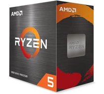 AMD Ryzen 5 5500 procesors (pamata pulkstenis: 3,6 GHz, maks. jaudas pulkstenis: līdz 4,2 GHz, 6 kodoli, L3 kešatmiņa 16 MB, ligzda AM4) 100-100000457BOX, melns ANEB09VCJ171ST