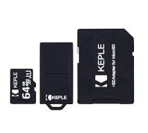 64GB MicroSD atmiņas karte, 10. klase saderīga ar Canon EOS 1300D, 800, M10, 7D Mark II, M2, 750D, 760D, Kiss M, 5DS X DSLR kameru | Micro SD 64 GB ANEB07X3B3NDFT