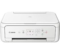 Canon PIXMA TS5151 krāsu tintes daudzfunkcionālais printeris, A4, skeneris, kopētājs, krāsains displejs, 4800 x 1200 dpi, USB, Wi-Fi, abpusējā drukāšana, 2 papīra padevēji, balts ANE55B07538S1M9T