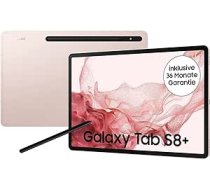 Samsung Galaxy Tab S8+, 12,4 collas, 256 GB iekšējā atmiņa, 8 GB RAM, Wi-Fi, Android planšetdators, ieskaitot S Pen, rozā zelts - ANEB09QL1WXWWT