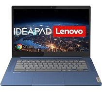 Lenovo Chromebook IdeaPad Slim 3 | 14 collu Full HD displejs | MediaTek Kompanio 520 | 4 GB RAM | 64 GB SSD | ARM Mali-G52 grafikas | Chrome OS | QWERTZ | Zils