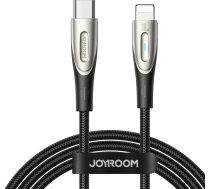 Kabelis iPhone Star-Light Series USB-C - Lightning 30W 1,2m melns