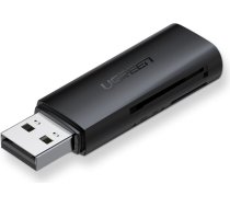 SD TF atmiņas karšu lasītājs datoram USB 3.0 melns