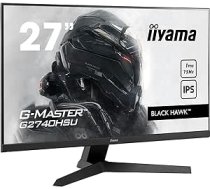 iiyama G-Master G2740HSU-B1 27 collu IPS LCD 75 Hz, 1 ms, FreeSync, Full HD 1920 x 1080, 250 cd/m² spilgtums, 2 x HDMI, 1 x DisplayPort, 2 x USB, 2 x 2 W skaļruņi ANEB08KHJVWFRT