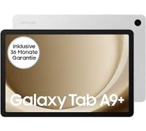 Samsung Galaxy Tab A9+ Wi-Fi Android planšetdators, 64 GB krātuve, liels displejs, 3D skaņa, Simlock bezmaksas bez līguma, sudraba krāsa, iekļauta 3 gadu garantija [ekskluzīva Amazon] [vācu versija] ANEB0CMDDL1Z3T