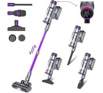 Vistefly V15 MAX bezvadu putekļu sūcējs, 500 W 33 Kpa putekļsūcējs 4 vienā, bezvadu putekļu sūcējs Putekļu automātiska noteikšana 60 minūšu darbības laiks mājdzīvnieku matiem Cietas grīdas Paklājs