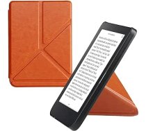 kwmobile futrālis saderīgs ar Kobo Clara 2E / Tolino Shine 4 korpusu - mākslīgās ādas futrālis - eReader aizsargvāciņš - oranžs vāks
