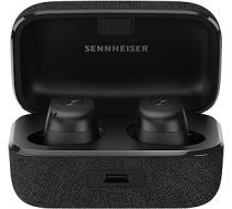 Sennheiser Momentum True Wireless 3 — Bluetooth ieliekamās austiņas mūzikas atskaņošanai un tālruņi ar adaptīvo trokšņu slāpēšanas funkciju un 28 stundu akumulatora darbības laiku — melns ANEB09RZKHSD6T